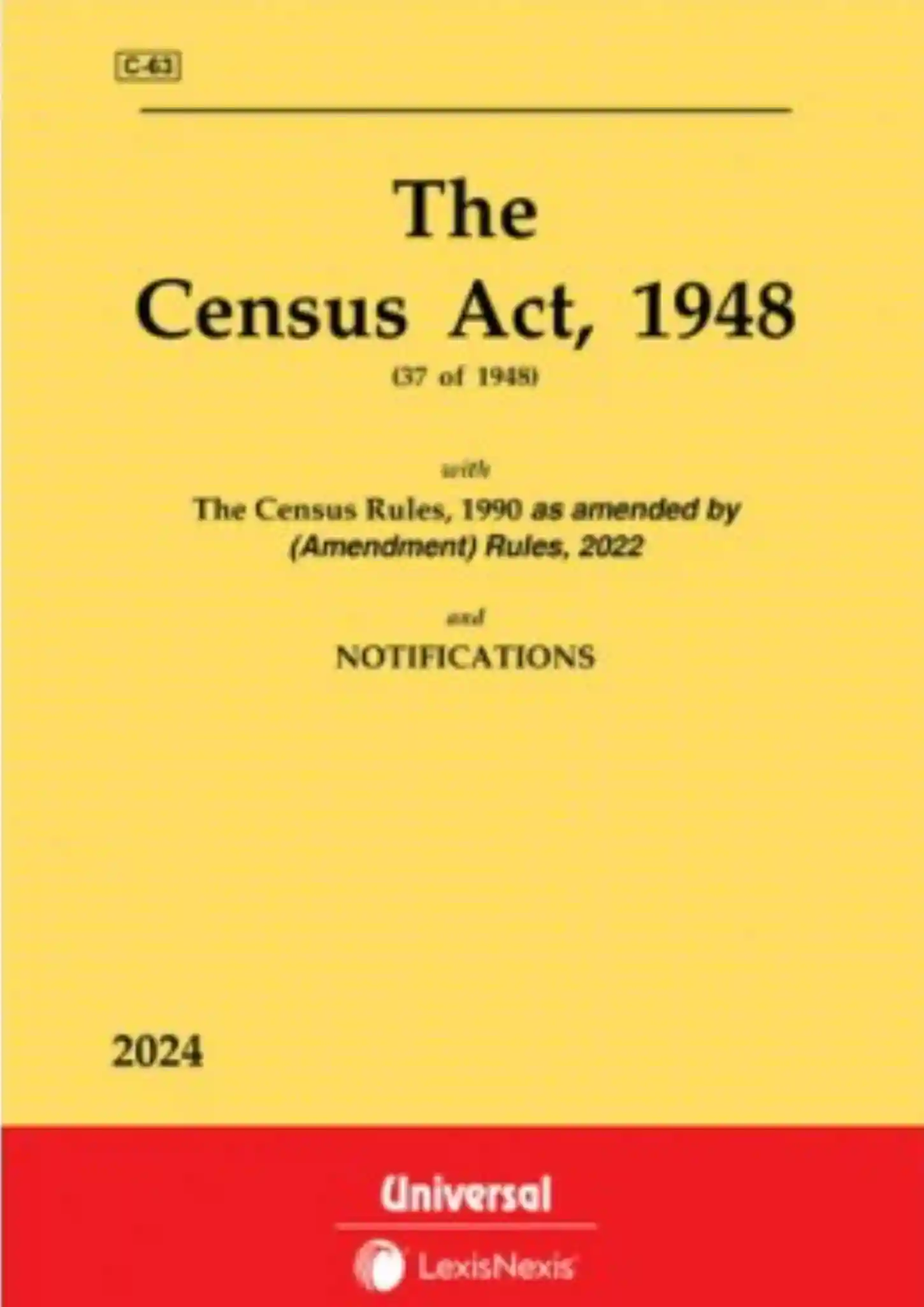 Census Act, 1948 with Rules, 1990