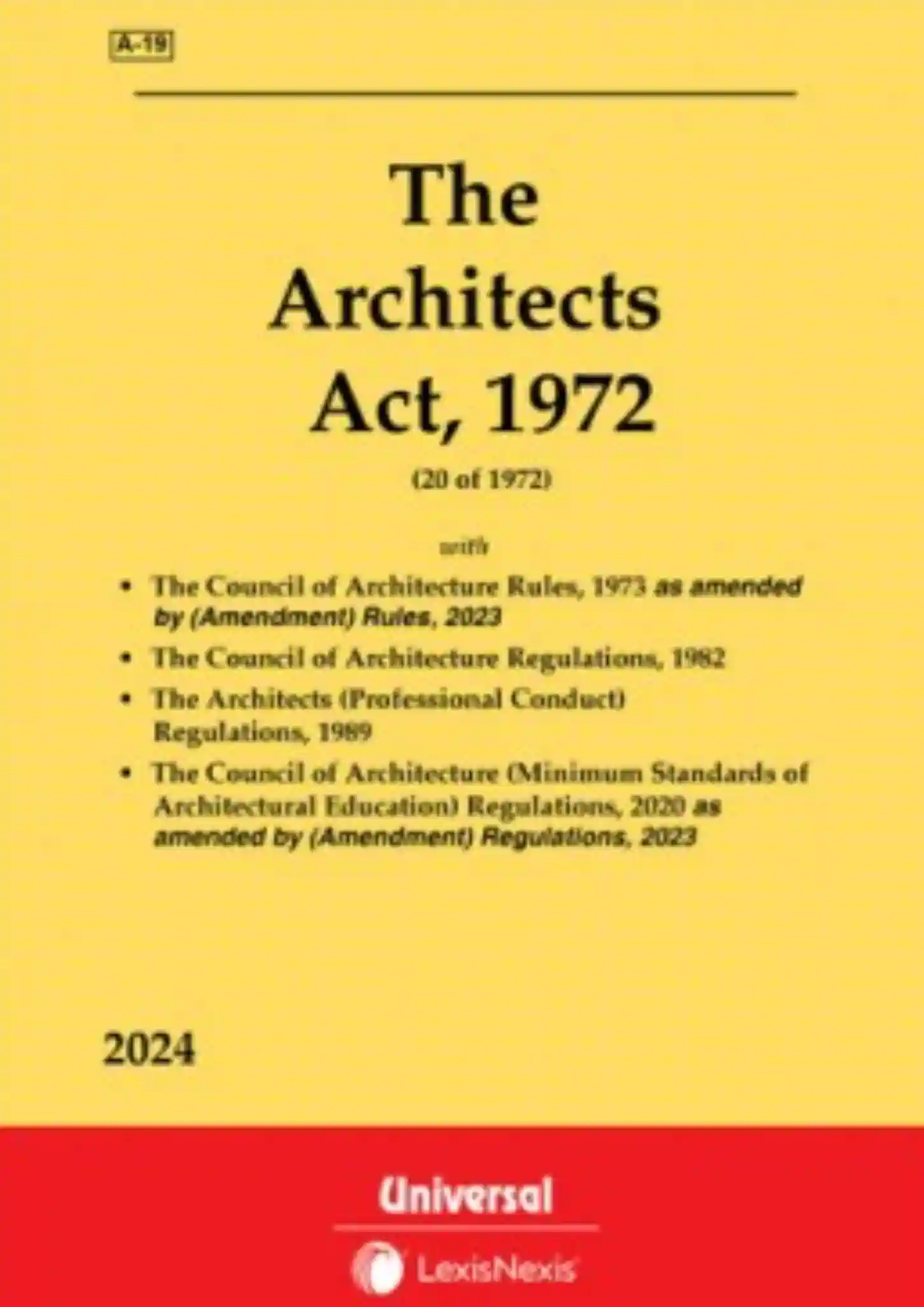 Architects Act, 1972 along with Rules and Regulations